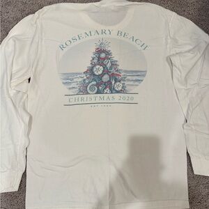 Rosemary Beach Florida Whitr Long Sleeve Tee Shirt
